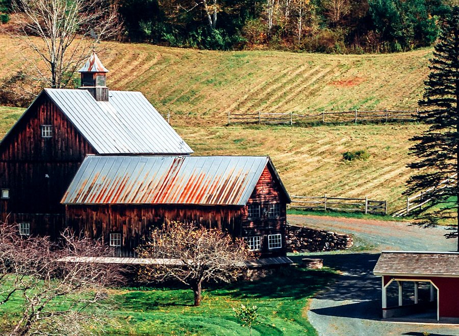 A working barn and farmyard